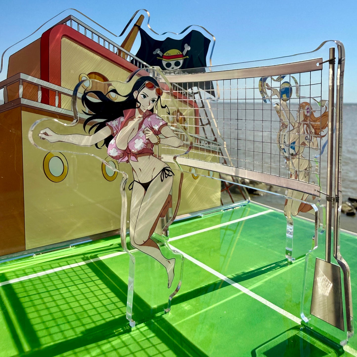 Acrylic: OP Volleyball Scene