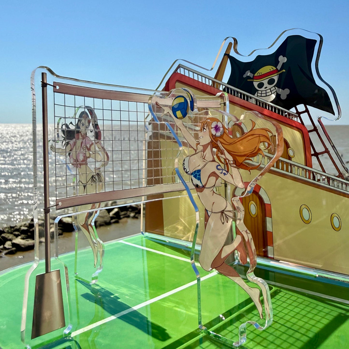 Acrylic: OP Volleyball Scene