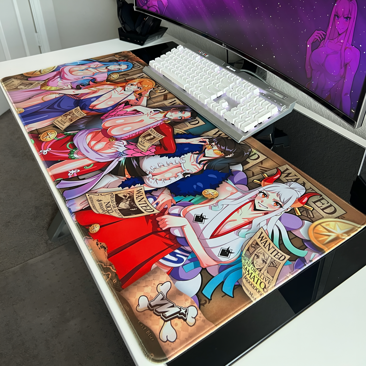 Pirate Waifus Desk Mat