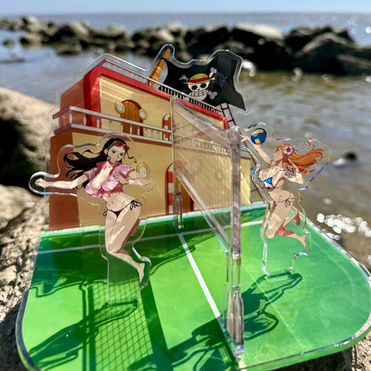 Acrylic: OP Volleyball Scene